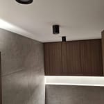 Osvetlenie v obývačke.